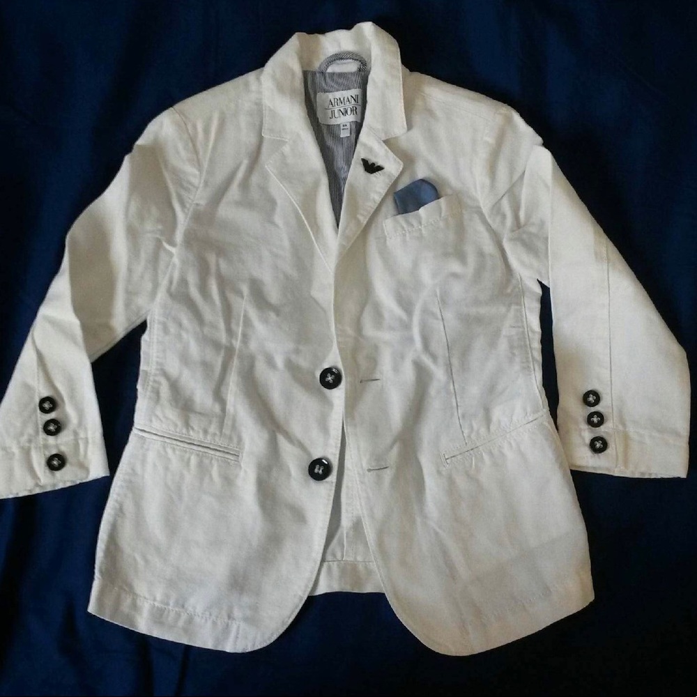 Armani white blazer